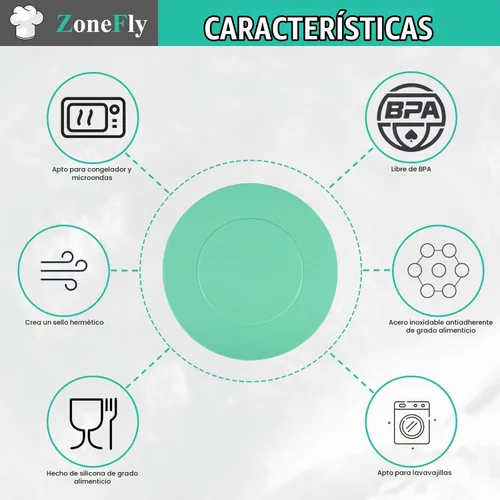 Vista 2 de Tapa de silicona para olla instantánea de 6 cuartos – 5 y 6 cuartos de galón para tapa interior de olla compatible con Insta Pot IP DUO-60, LUX
