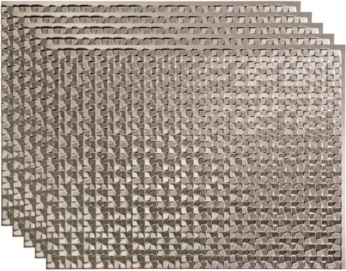 Vista 10 de FASÄDE Terrain - Panel decorativo de vinilo decorativo para salpicaduras de 18 x 24 pulgadas en bronce aceitado (paquete de 5) 5 Pack, Decorative