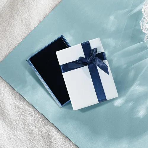 Vista 7 de Juego de joyas de plata para mujer, juego de joyería nupcial para boda, collar de lágrima, aretes, joyería de graduación de plata para mujeres