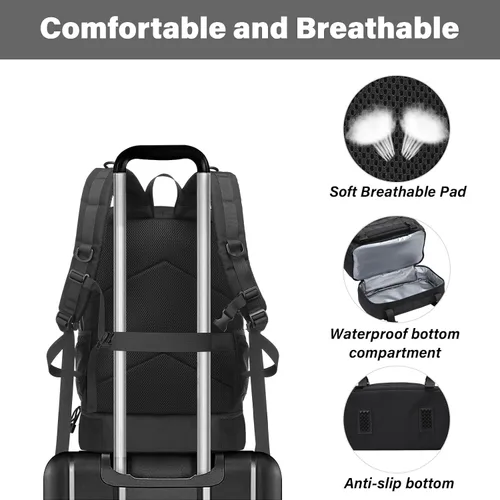 Vista 5 de MOSISO Mochila táctica de 23L con enfriador aislado en la parte inferior, mochila militar de 3 días, mochila militar de 3 días, mochila militar