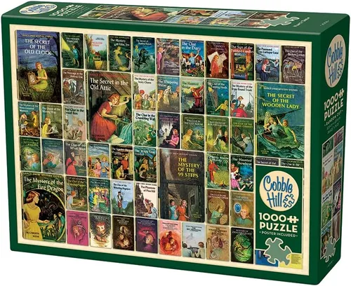 Vista 4 de Cobble Hill - Rompecabezas de 1000 piezas, Nancy Drew, póster de muestra incluido