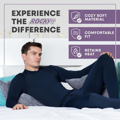 Vista 7 de Rocky - Conjunto de dos piezas de ropa interior térmica para hombre, 3XL