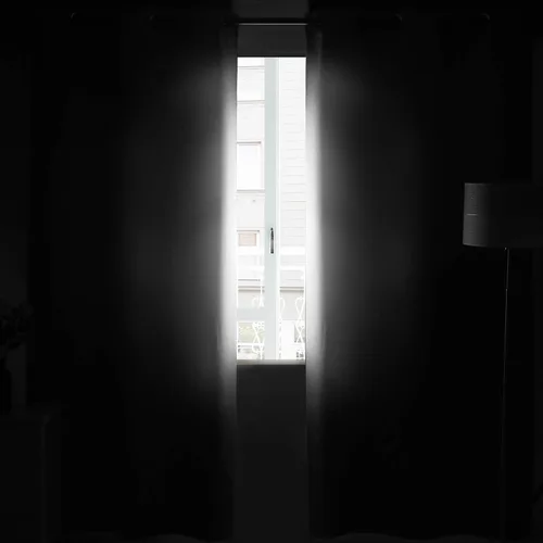 Vista 5 de DWCN Cortinas opacas para dormitorio, oscurecimiento, aislamiento térmico, cortinas gruesas que bloquean la luz, juego de 2