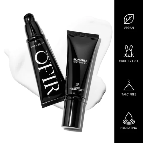 Vista 7 de OFIR Skin Prep Dewy Primer Serum Cuidado de la piel de maquillaje híbrido para preparación de piel radiante Imprimación facial hidratante que