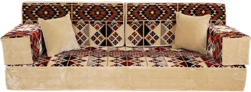 Vista 26 de arabicsofa Cojines Majlis de piso tradicionales: asientos modulares Diwan seccionales