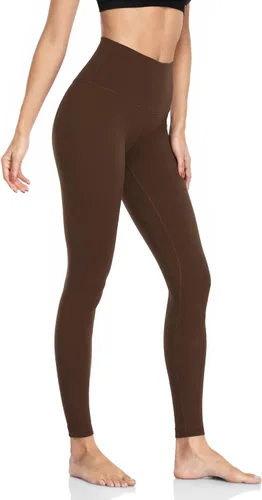Vista 3 de HeyNuts Leggings extra largos EssentialWork Out para mujer, cintura alta, control de abdomen, pantalones de yoga de 31 pulgadas