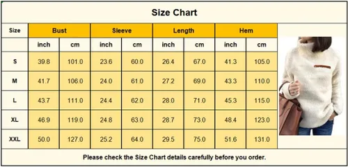 Vista 4 de ONLYPUFF Suéteres de sherpa para mujer, tipo túnica cálida de invierno, sudaderas para mujer