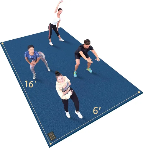 Vista 17 de GXMMAT Extra Large Exercise Mat 16'x6'/12'x6'/10'x6'/8'x6'(7mm)