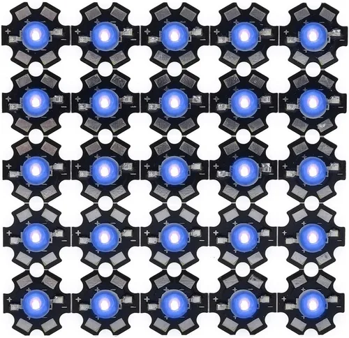 Vista 9 de la lámpara ULTRAVIOLETA ULTRAVIOLETA del poder más elevado LED de 3W rebordea los chips