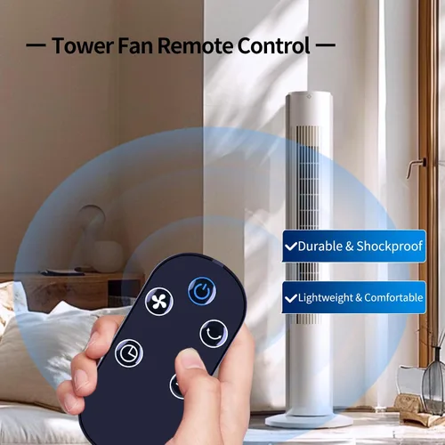 Vista 3 de Nuevo ventilador de repuesto de control remoto apto para ventilador de torre omnibreeze DC2018 3333004