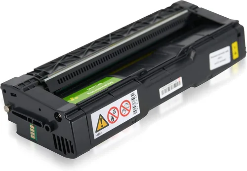 Vista 3 de Cartucho de tóner de repuesto compatible para Ricoh SP C250 / 407542 (amarillo, 1 unidad)