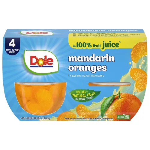 Vista 9 de Dole - Tazones de peras en cubos en jugo 100% de fruta, 4 oz, 24 tazas en total, sin gluten ni lácteos, refrigerios a granel para niños y adultos
