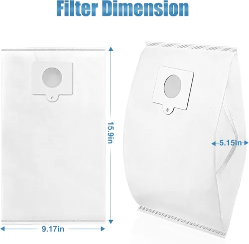 Vista 4 de Bolsas de vacío tipo Q/C HEPA 53292 para Kenmore 600 Series BC4039 400 Series 200 Series 700 Series 800 Series 81214 81414 81615 81714 5055 50557