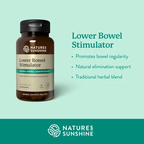 Vista 2 de Nature's Sunshine Estimulador del intestino inferior, ayuda a aliviar el estreñimiento, limpia y desintoxica tu colon con ingredientes herbales