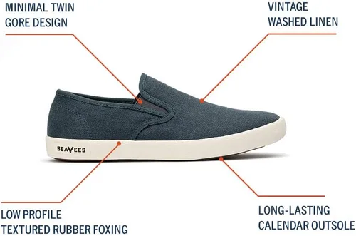 Vista 7 de SeaVees Tenis de moda Baja sin cordones para mujer