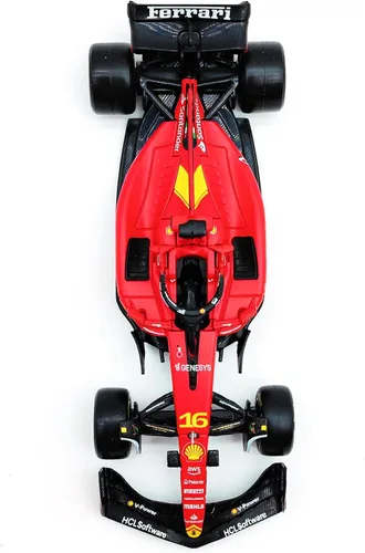 Vista 8 de 1/43 F1 2023 SF23 16# Charles Leclerc Scuderia SF23 55# Carlos Sainz aleación coche fundido a presión modelo modelo regalo (1/43 SF23 Monza #16)