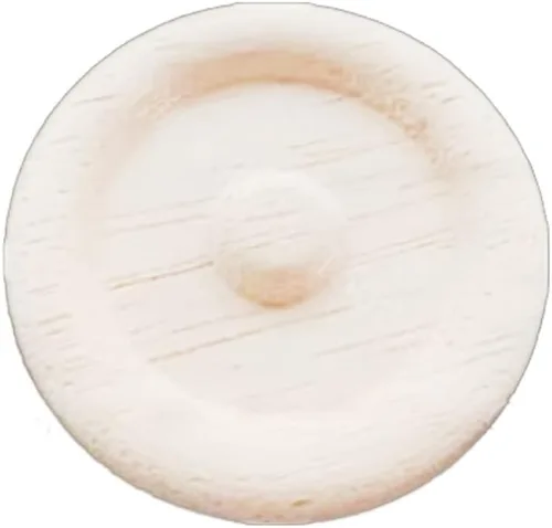 Vista 11 de 4 piezas de apliques de madera redondos para decoración de muebles de puerta de cama, decoración de gabinete de madera, decoración de muebles sin