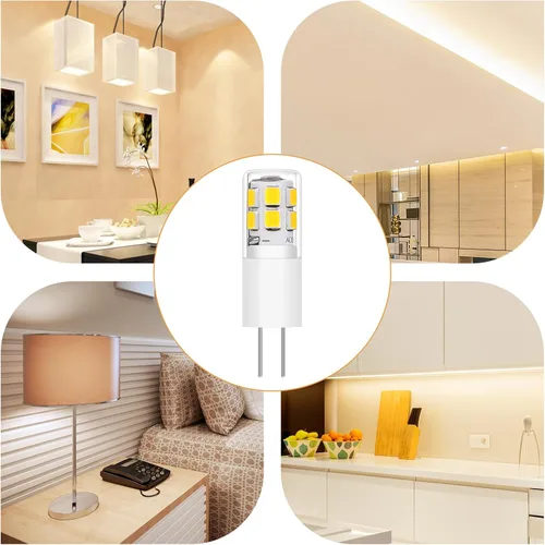 Vista 7 de I-SHUNFA Bombilla LED G4 CA 120V Blanco Frío Paquete de 10