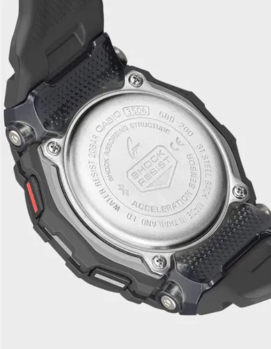Vista 2 de G-SHOCK Reloj cuadrado GBD200 para hombre color negro Negro Rastreador de pasos