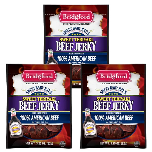 Vista 31 de Bridgford Bocadillos de carne de res de 4 onzas, paquete de 3 – Snacks listos para comer para aperitivos sobre la marcha – Snacks de carne sin