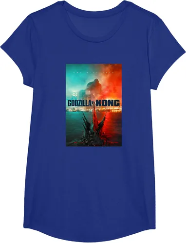 Vista 16 de Godzilla vs Kong - Camiseta oficial con póster, Negro