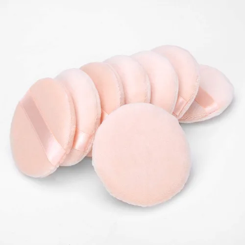 Vista 5 de Senkary 8 almohadillas de polvo de algodón suave para maquillaje, para polvo, suelto, prensado y corporal (2.36 pulgadas)