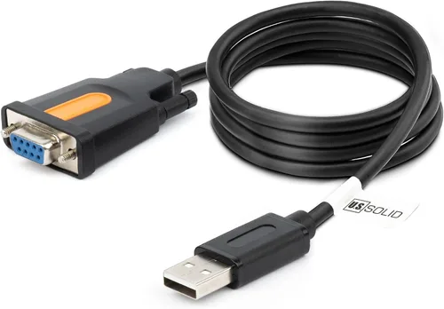 Vista 7 de Cable USB a RS232 DB9 hembra de 4.9 ft/4.92 pies con chipset FTDI para equipos U.S. Solid Windows 11,10, 8.1, 8, 7, Vista, XP, 2000, Linux y Mac