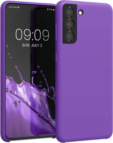 Vista 88 de kwmobile Funda compatible con Samsung Galaxy S9 - Funda de silicona TPU con acabado suave - Blue Reef