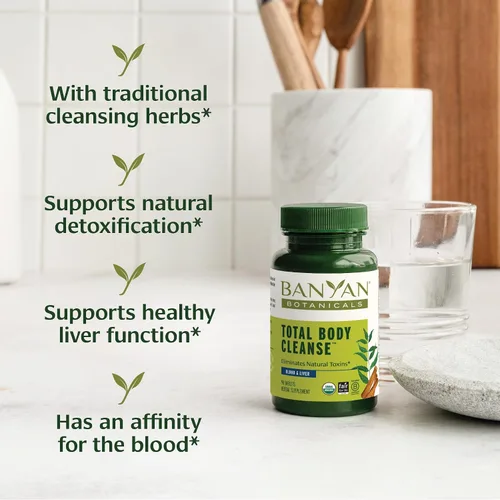 Vista 2 de Banyan Botanicals Total Body Cleanse - Suplemento de desintoxicación orgánico con amla y manjistha - Apoya la limpieza ayurvédica