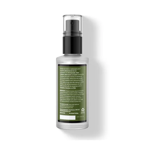 Vista 2 de Natural Inspirations Aceite seco para cuerpo y cara de eucalipto y romero menta 4oz