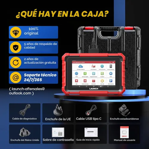 Vista 7 de Launch X431 Pros Elite 2024 Herramienta de escaneo bidireccional, más de 37 servicios, codificación ECU, diagnóstico de sistema completo todo