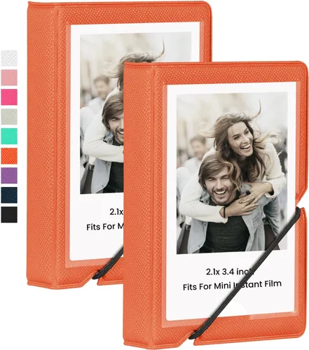 Vista 22 de Álbum de Fotos Mini Lifting con 28 Bolsillos para Imágenes de 2x3 Pulgadas que se Ajusta a Cámara Instantánea Fujifilm Instax Mini 7s 8 9 11 25 26