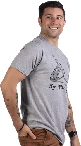 Vista 3 de My Therapist (cepilladora de madera) Divertida camiseta de carpintero de aserrín para trabajar la madera