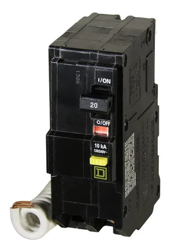 Vista 8 de Square D por Schneider Electric QO220GFICP QO Qwik-Gard, 20 amp, disyuntor GFCI de dos polos