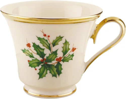 Vista 9 de Lenox 853763 Juego de 4 tazas apilables de vacaciones, Vajilla de Navidad, para recibir invitados