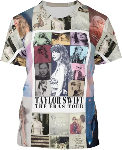 Vista 7 de Taylor ERAS Tour Swift 1989 - Camiseta de manga corta para mujer, regalo creativo para fanáticos, amantes de la música casual