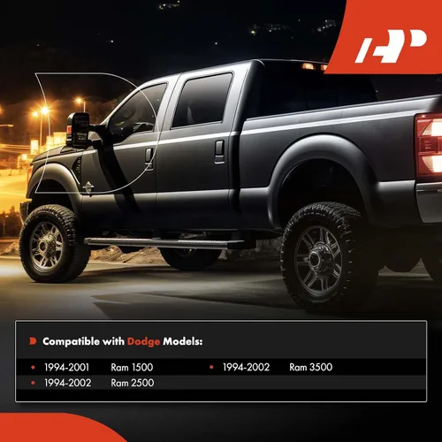 Vista 2 de A-Premium Par (2) Espejos de remolque compatibles con Dodge Para Dodge Ram 1500 1994-2001, Ram 2500 1994-2002, Ram 3500 1994-2002 - Tapa plegable