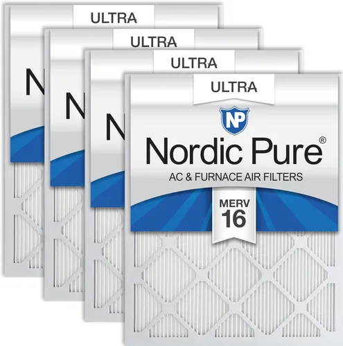 Vista 79 de Nordic Pure 20x20x1 (Tamaño real: 19 1/2 x 19 1/2 x 3/4) Filtros de aire para caldera/aire acondicionado Poly Green MERV 6 – Reduce el polvo
