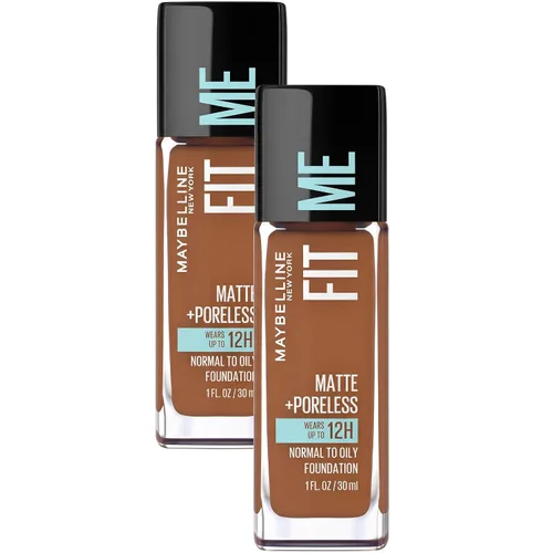 Vista 82 de Maybelline New York Fit Me Matte + Poreless Base Líquida, Formato de Bolsa, 220 Natural Beige, 1.3 onzas 220 Beige natural
