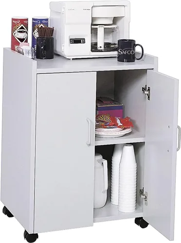 Vista 2 de Safco Productos 8953GR Centro de Hospitalidad de Refresco Móvil, Gris