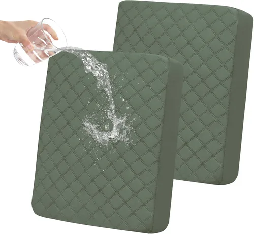 Vista 31 de Easy-Going Funda de cojín impermeable para silla, antideslizante, a prueba de fugas, acolchada y elástica, protector de muebles para perros, Beige