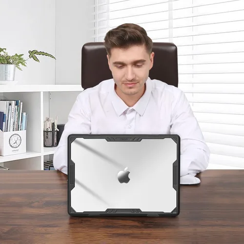 Vista 7 de MOSISO - Funda compatible con MacBook Air de 15 pulgadas M5 M4 M3 M2 Transparente