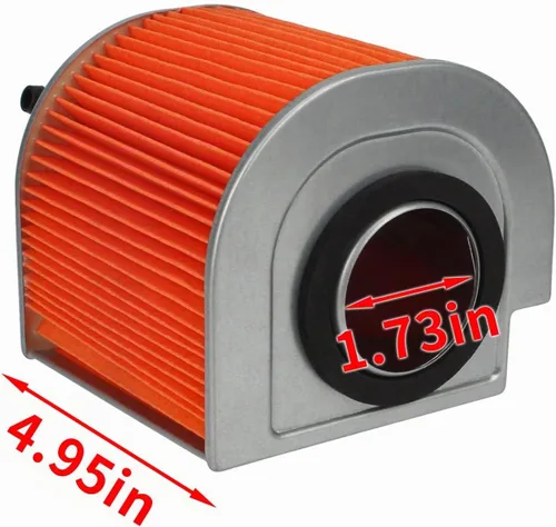 Vista 8 de Filtro de aire Carbbia 17211-KR3-600 Compatible con Honda CA125 / CMX250 / Compatible con Rebel 250 CMX250C / Compatible con Rebel CA250 Elemento
