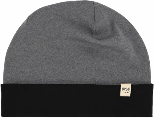 Vista 22 de Minus33 Merino Wool - Gorro de lana con cresta Gris ceniza