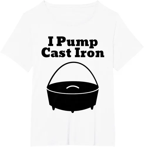 Vista 99 de I Pump - Camiseta de hierro fundido para cocinar al horno holandés