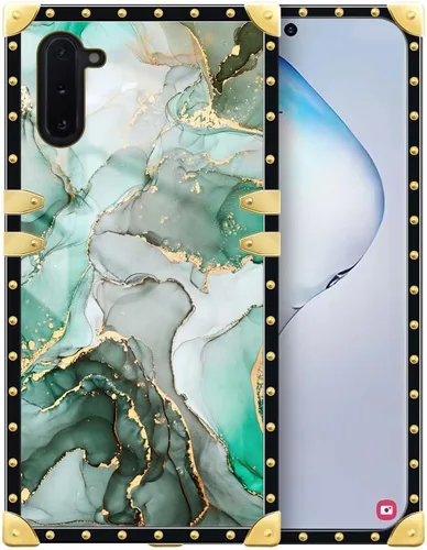 Vista 45 de Funda compatible con Samsung Galaxy S10 4G, TPU suave de lujo y parte trasera de policarbonato duro para niñas y mujeres, funda protectora a prueba