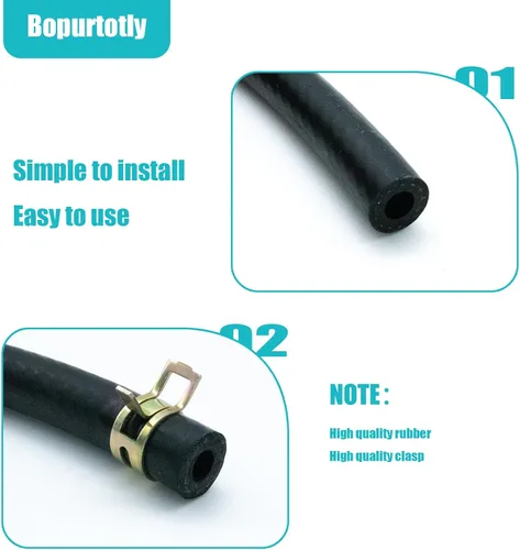 Vista 4 de 791745 Línea de combustible compatible con cortacésped Briggs & Stratton 085432-0035-01 085432-0035-02-23 (1/4 x 23 pulgadas)
