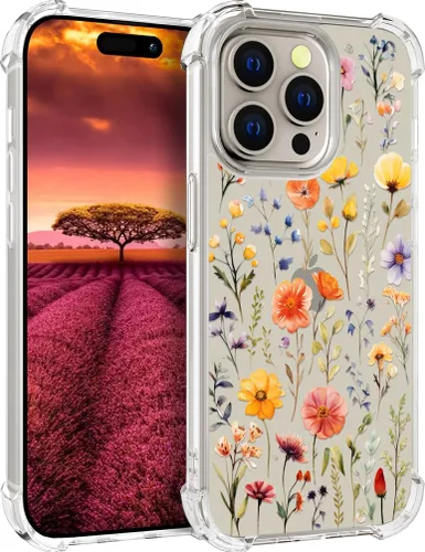 Vista 102 de Funda compatible con iPhone 15, bonita funda transparente para mujer, funda de silicona transparente para teléfono, color negro, tigre poderoso
