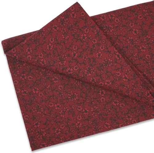 Vista 8 de Master FAB - Tela de algodón de The Yard para coser, diseño moderno para bricolaje, con estampado floral, lavable; 1 pieza de ancho completo que se