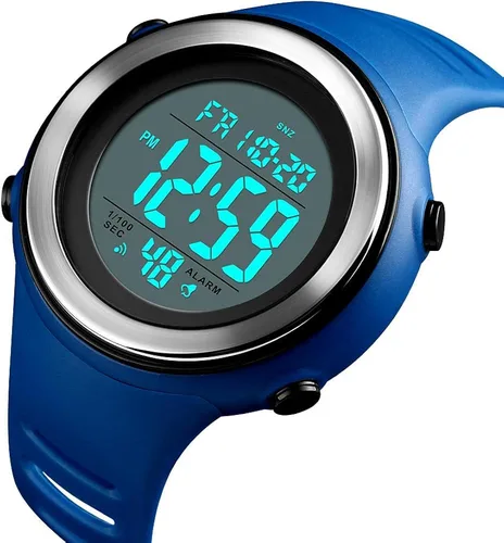 Vista 3 de SKMEI - Reloj deportivo para hombre con cronómetro LED